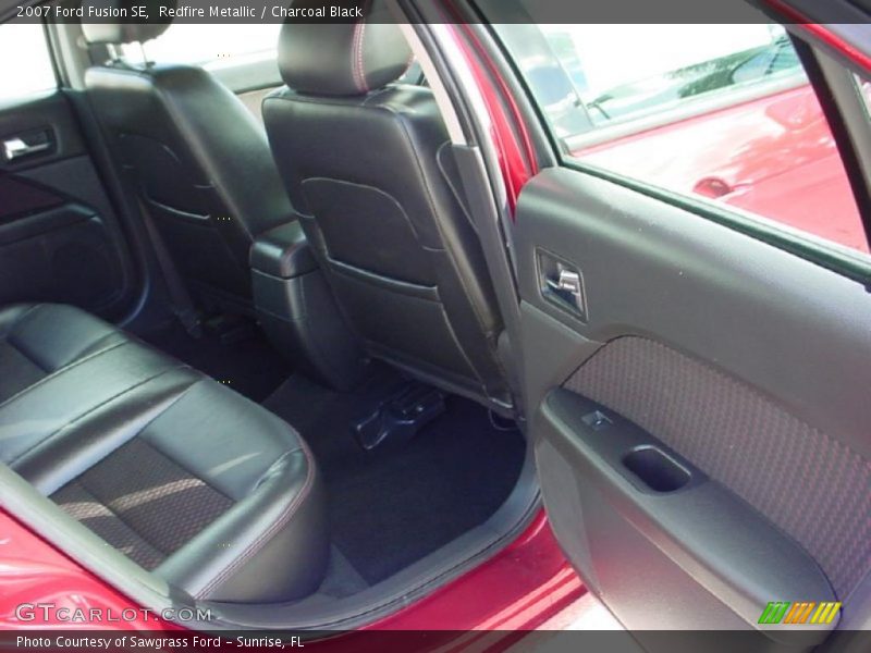 Redfire Metallic / Charcoal Black 2007 Ford Fusion SE