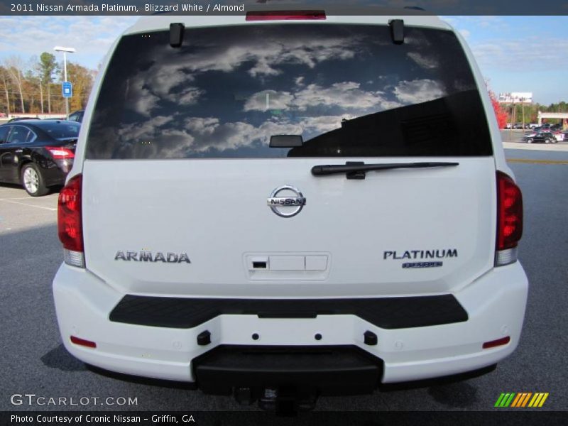 Blizzard White / Almond 2011 Nissan Armada Platinum