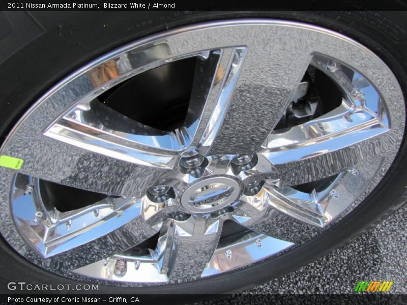 Blizzard White / Almond 2011 Nissan Armada Platinum
