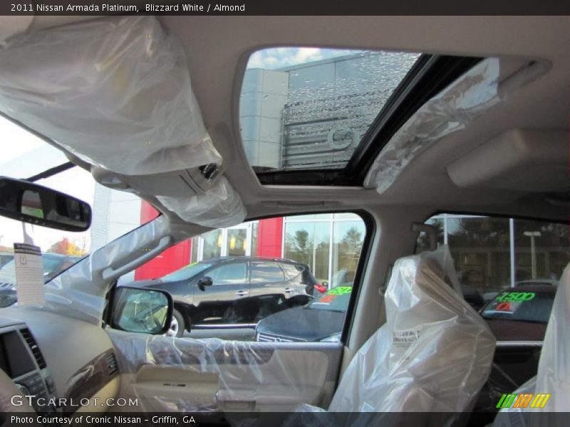 Blizzard White / Almond 2011 Nissan Armada Platinum