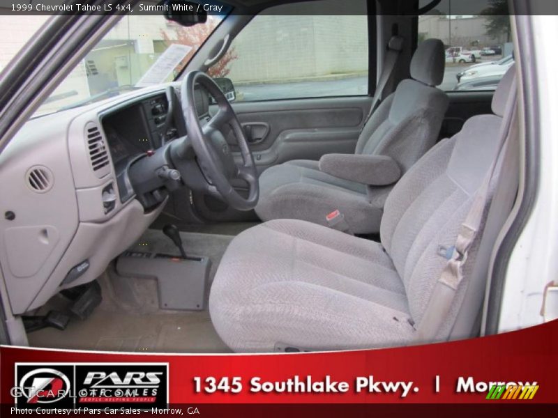 Summit White / Gray 1999 Chevrolet Tahoe LS 4x4