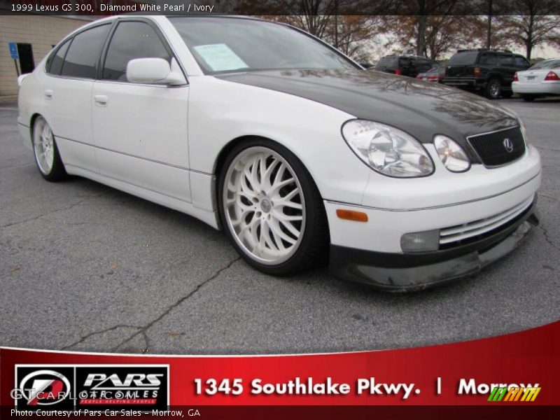 Diamond White Pearl / Ivory 1999 Lexus GS 300