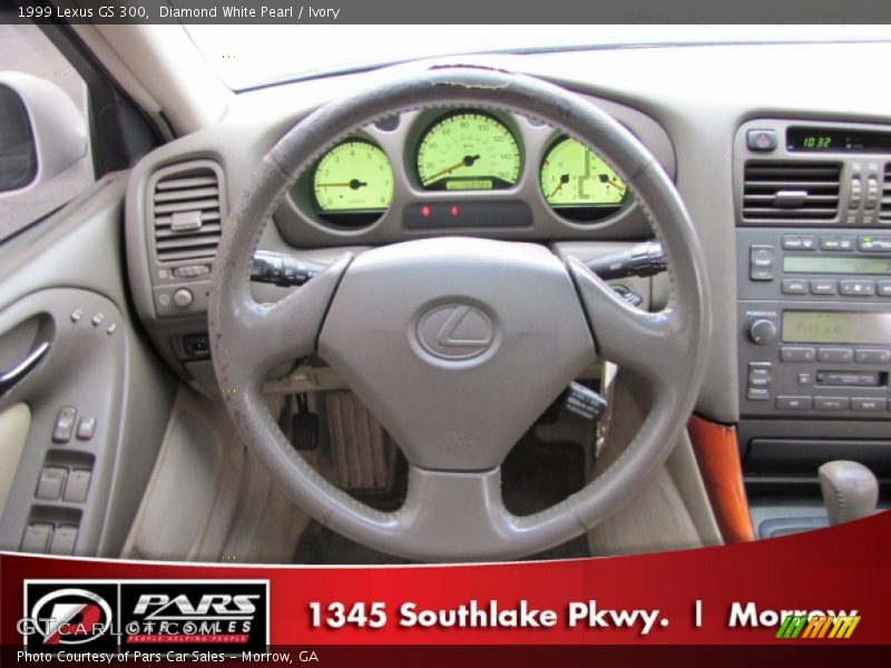 Diamond White Pearl / Ivory 1999 Lexus GS 300