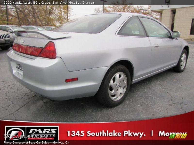 Satin Silver Metallic / Charcoal 2000 Honda Accord EX-L Coupe