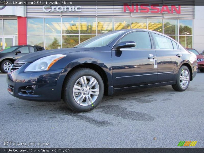 Navy Blue / Blond 2011 Nissan Altima 2.5 SL
