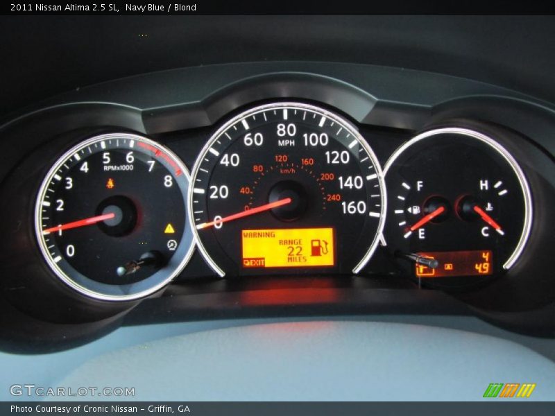 Navy Blue / Blond 2011 Nissan Altima 2.5 SL