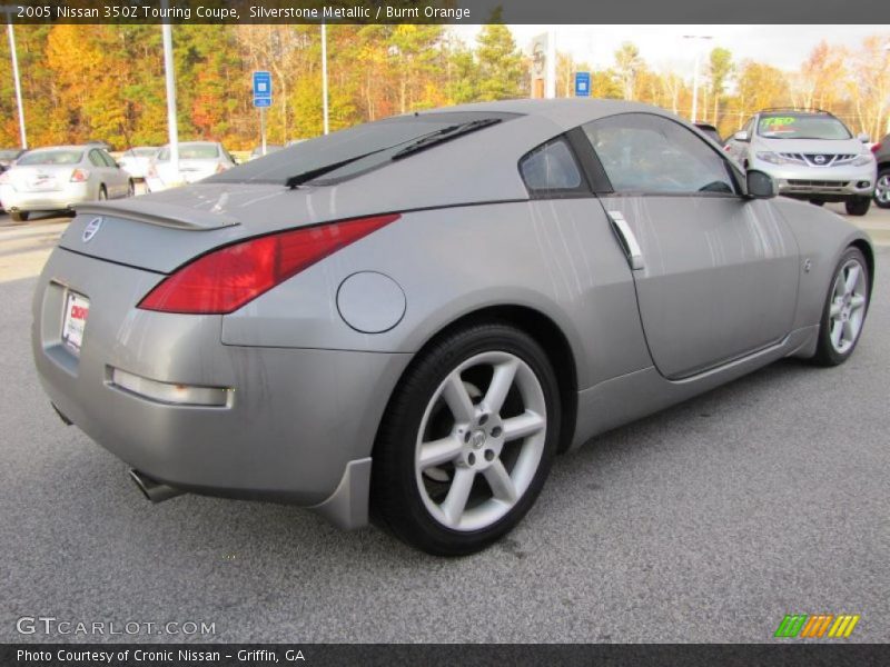 Silverstone Metallic / Burnt Orange 2005 Nissan 350Z Touring Coupe