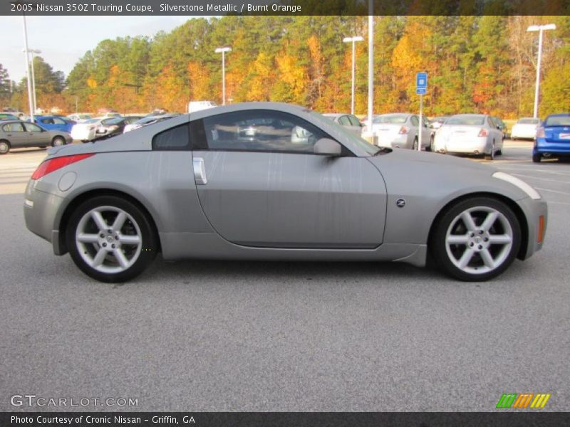 Silverstone Metallic / Burnt Orange 2005 Nissan 350Z Touring Coupe