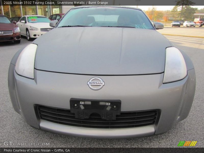 Silverstone Metallic / Burnt Orange 2005 Nissan 350Z Touring Coupe