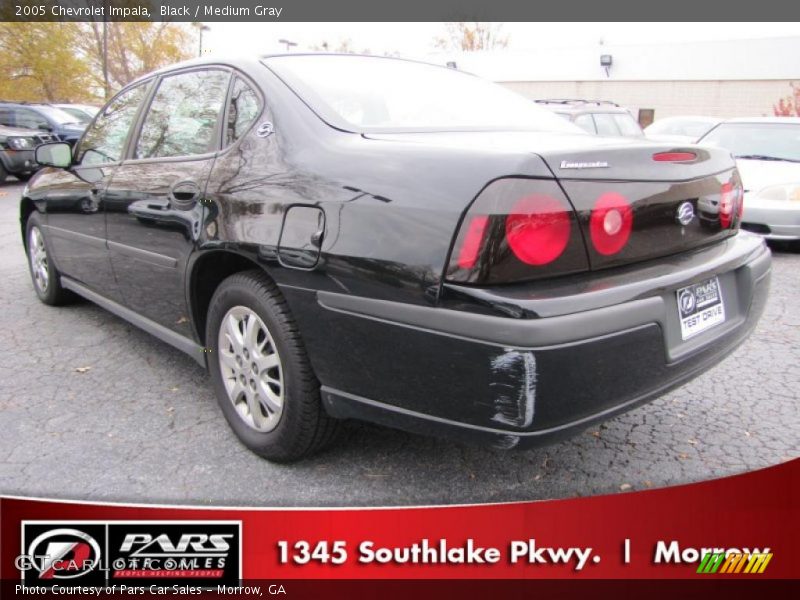 Black / Medium Gray 2005 Chevrolet Impala