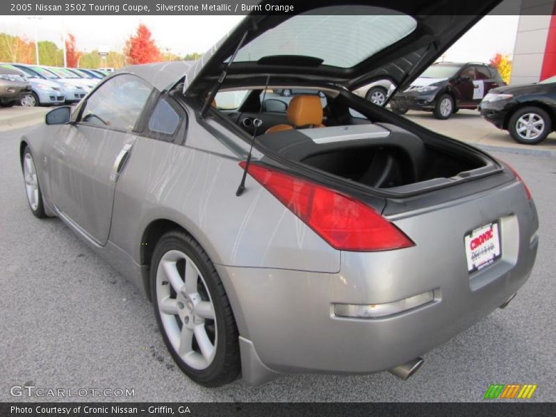 Silverstone Metallic / Burnt Orange 2005 Nissan 350Z Touring Coupe
