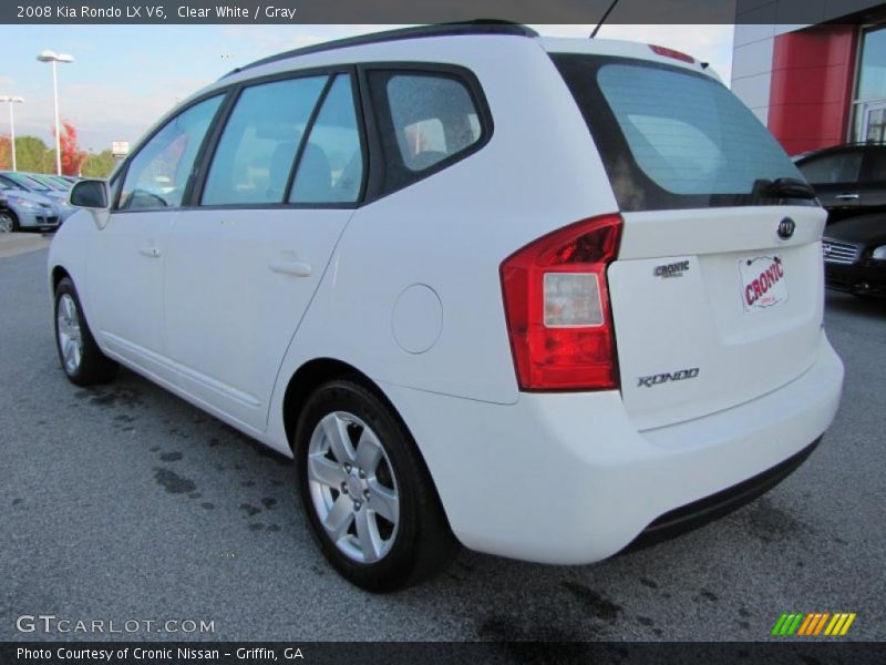 Clear White / Gray 2008 Kia Rondo LX V6