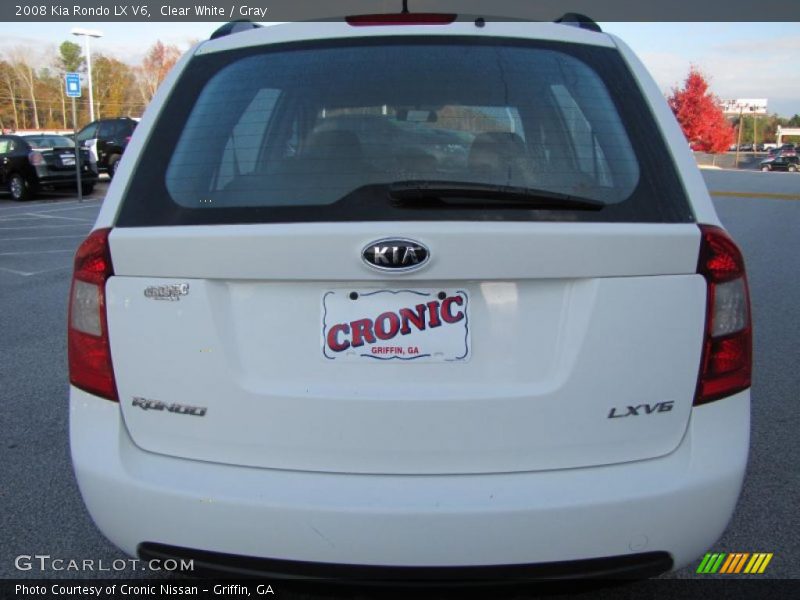 Clear White / Gray 2008 Kia Rondo LX V6