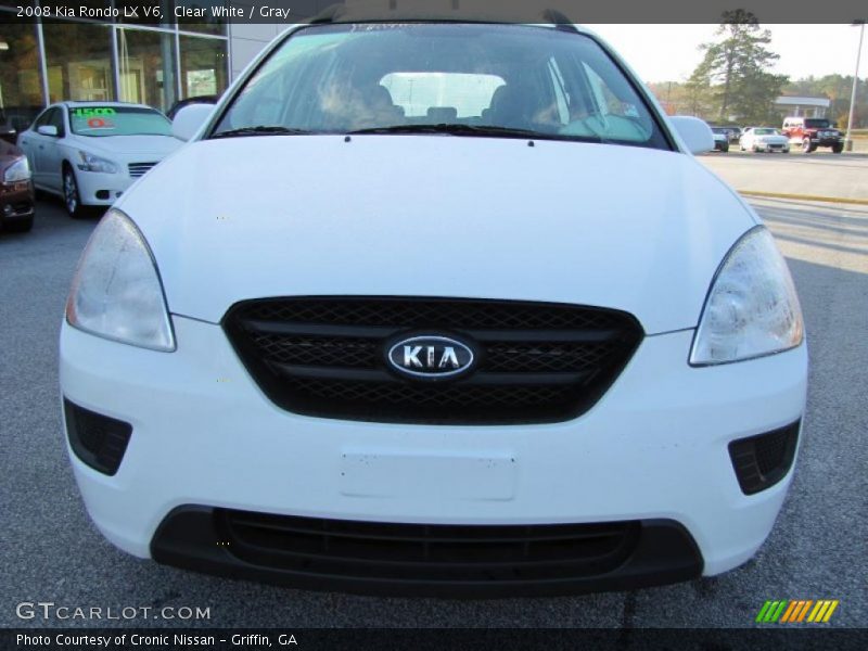 Clear White / Gray 2008 Kia Rondo LX V6
