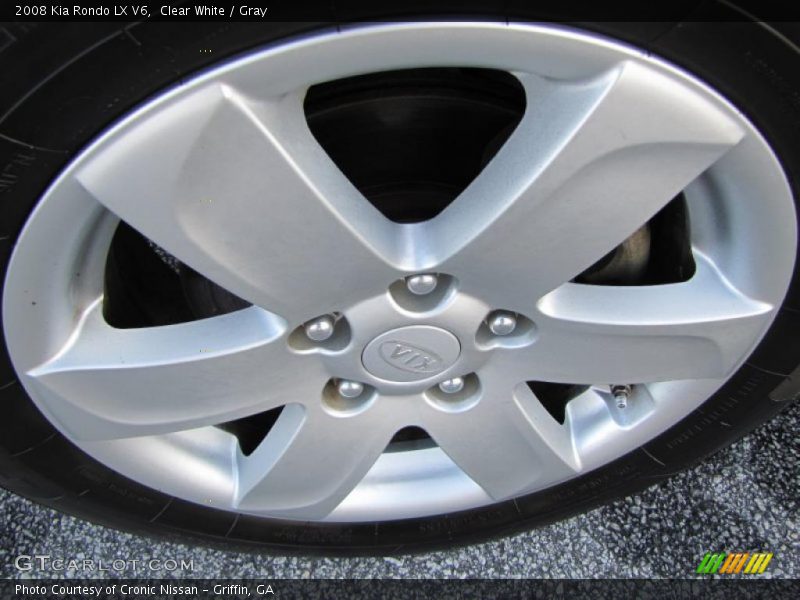 Clear White / Gray 2008 Kia Rondo LX V6