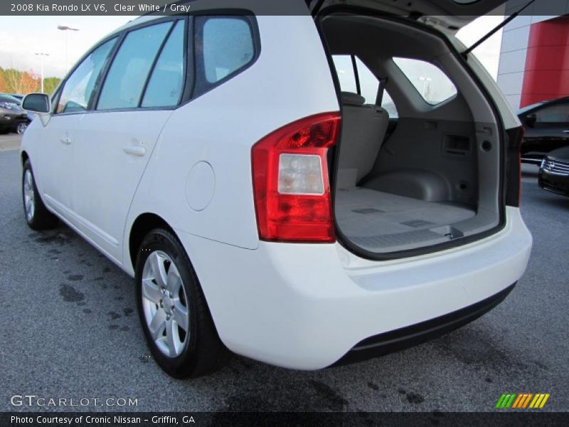 Clear White / Gray 2008 Kia Rondo LX V6