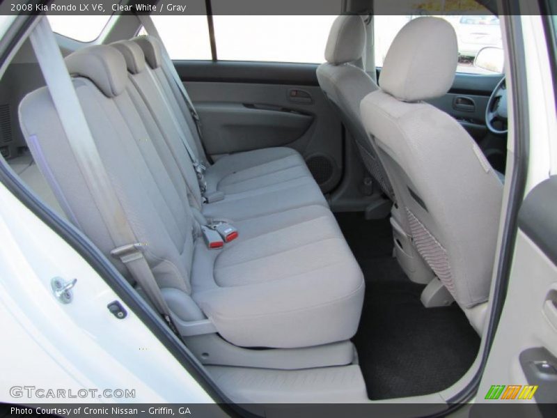 Clear White / Gray 2008 Kia Rondo LX V6