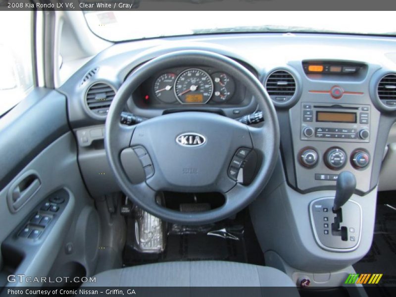 Clear White / Gray 2008 Kia Rondo LX V6