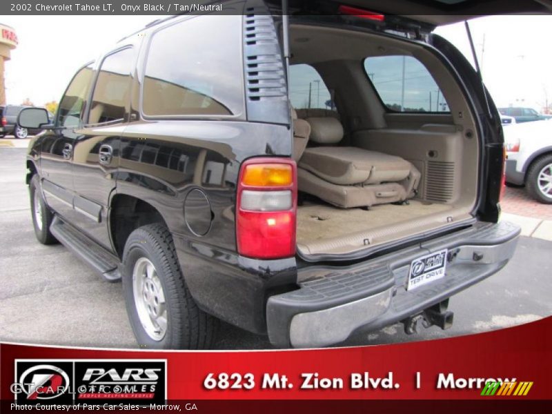 Onyx Black / Tan/Neutral 2002 Chevrolet Tahoe LT