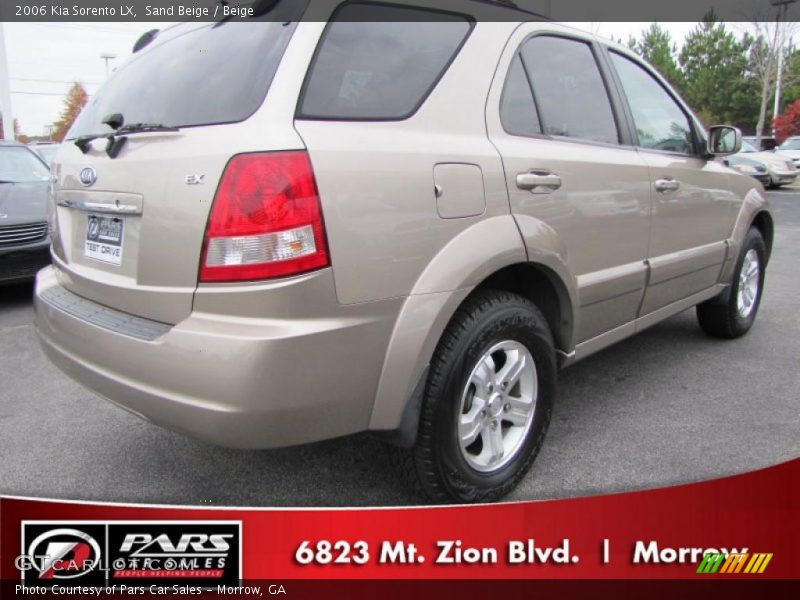 Sand Beige / Beige 2006 Kia Sorento LX