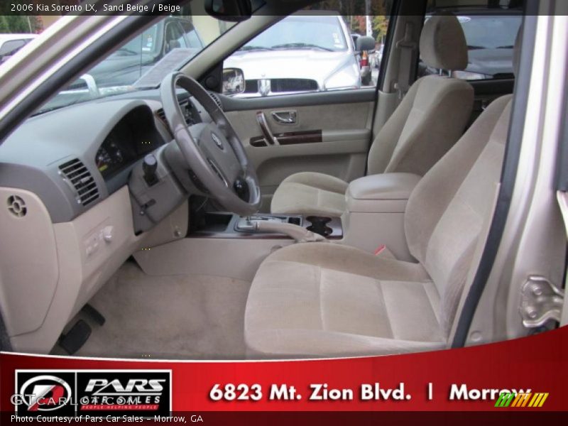 Sand Beige / Beige 2006 Kia Sorento LX