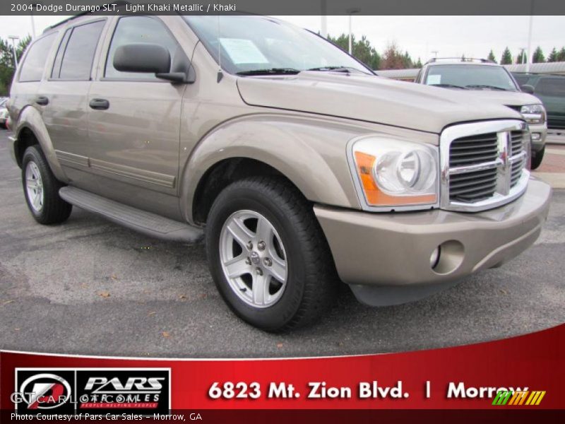 Light Khaki Metallic / Khaki 2004 Dodge Durango SLT