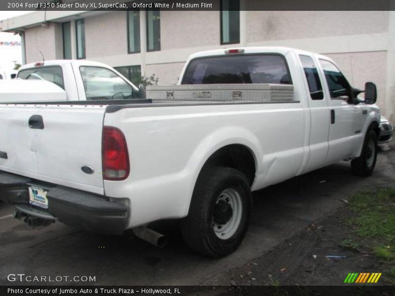 Oxford White / Medium Flint 2004 Ford F350 Super Duty XL SuperCab