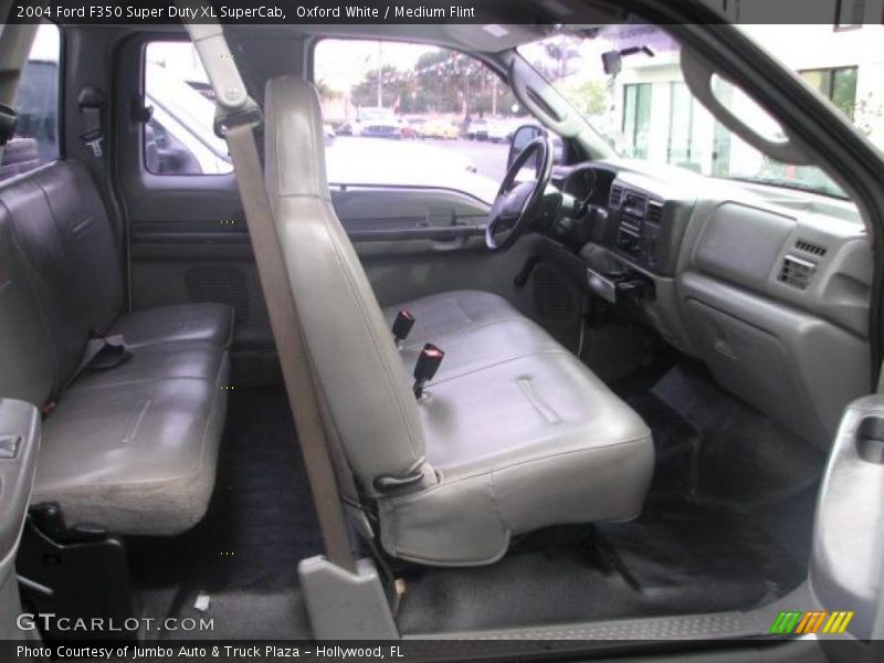 Oxford White / Medium Flint 2004 Ford F350 Super Duty XL SuperCab