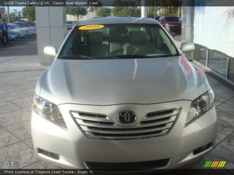 Classic Silver Metallic / Ash 2008 Toyota Camry LE V6