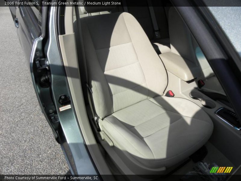 Titanium Green Metallic / Medium Light Stone 2006 Ford Fusion S
