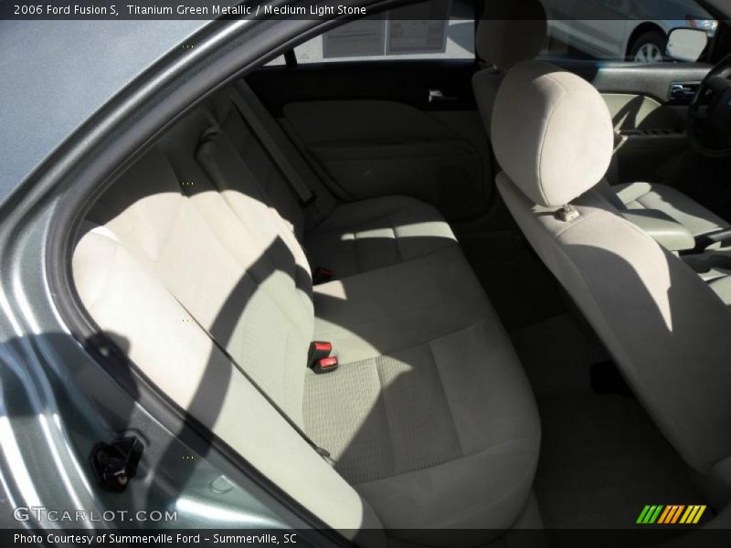 Titanium Green Metallic / Medium Light Stone 2006 Ford Fusion S