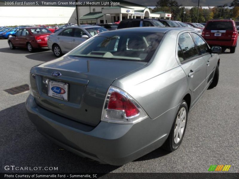 Titanium Green Metallic / Medium Light Stone 2006 Ford Fusion S