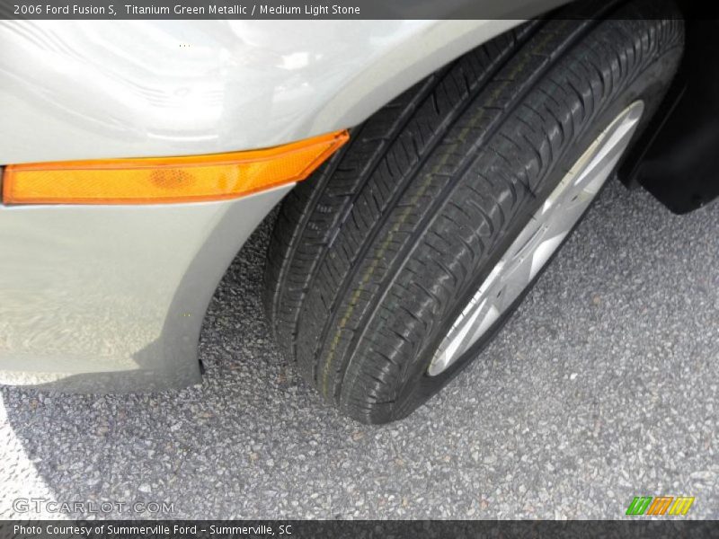Titanium Green Metallic / Medium Light Stone 2006 Ford Fusion S
