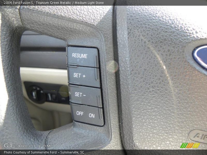 Titanium Green Metallic / Medium Light Stone 2006 Ford Fusion S