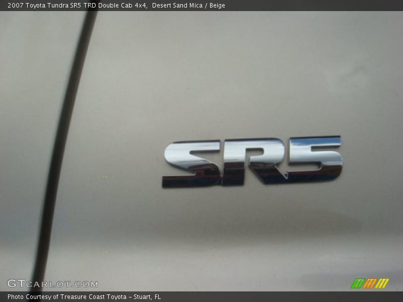Desert Sand Mica / Beige 2007 Toyota Tundra SR5 TRD Double Cab 4x4