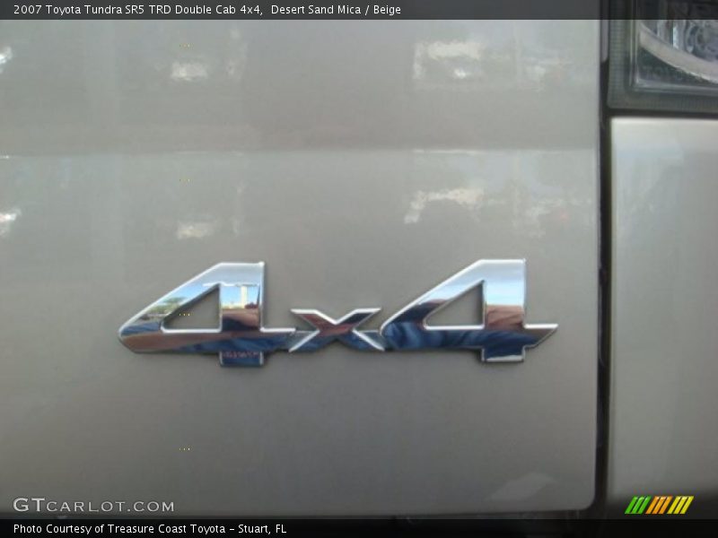 Desert Sand Mica / Beige 2007 Toyota Tundra SR5 TRD Double Cab 4x4