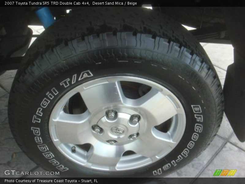 Desert Sand Mica / Beige 2007 Toyota Tundra SR5 TRD Double Cab 4x4