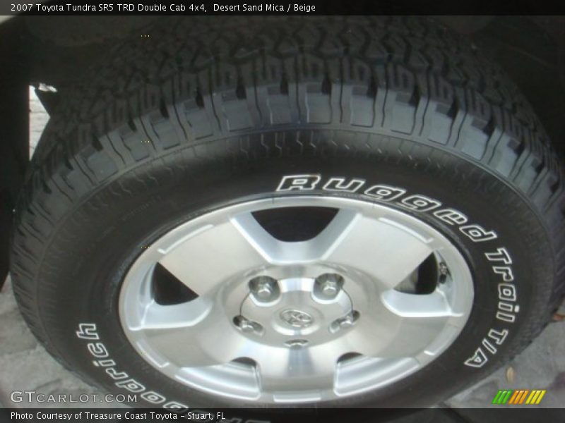 Desert Sand Mica / Beige 2007 Toyota Tundra SR5 TRD Double Cab 4x4