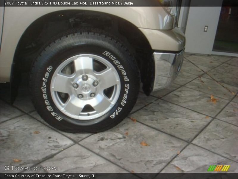 Desert Sand Mica / Beige 2007 Toyota Tundra SR5 TRD Double Cab 4x4