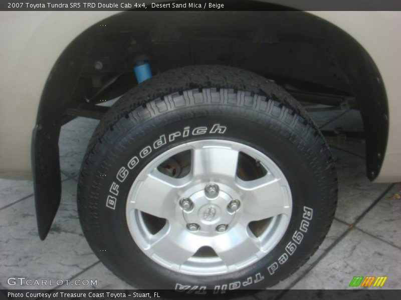 Desert Sand Mica / Beige 2007 Toyota Tundra SR5 TRD Double Cab 4x4