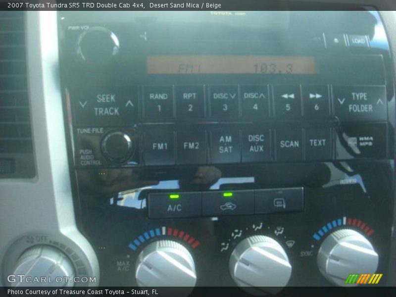 Desert Sand Mica / Beige 2007 Toyota Tundra SR5 TRD Double Cab 4x4