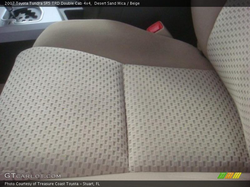 Desert Sand Mica / Beige 2007 Toyota Tundra SR5 TRD Double Cab 4x4