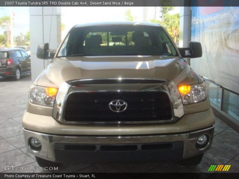 Desert Sand Mica / Beige 2007 Toyota Tundra SR5 TRD Double Cab 4x4
