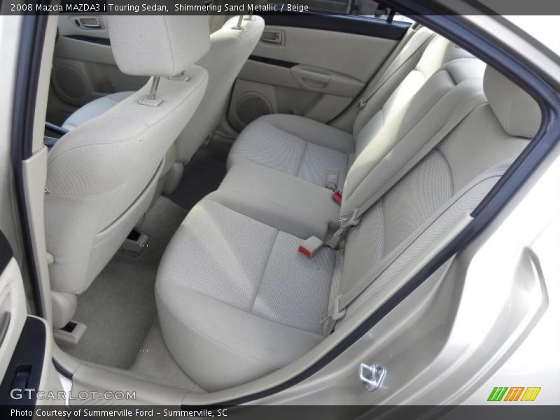 Shimmering Sand Metallic / Beige 2008 Mazda MAZDA3 i Touring Sedan