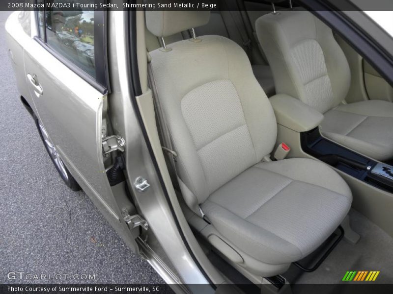 Shimmering Sand Metallic / Beige 2008 Mazda MAZDA3 i Touring Sedan