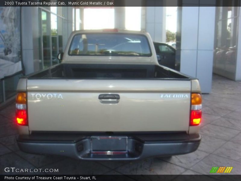 Mystic Gold Metallic / Oak 2003 Toyota Tacoma Regular Cab