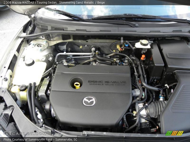 Shimmering Sand Metallic / Beige 2008 Mazda MAZDA3 i Touring Sedan