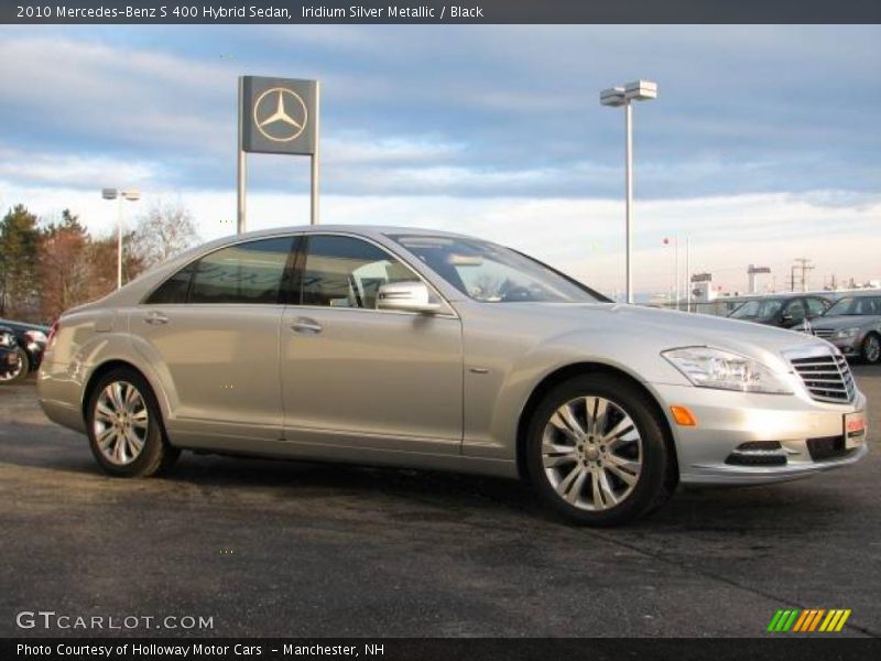 Iridium Silver Metallic / Black 2010 Mercedes-Benz S 400 Hybrid Sedan