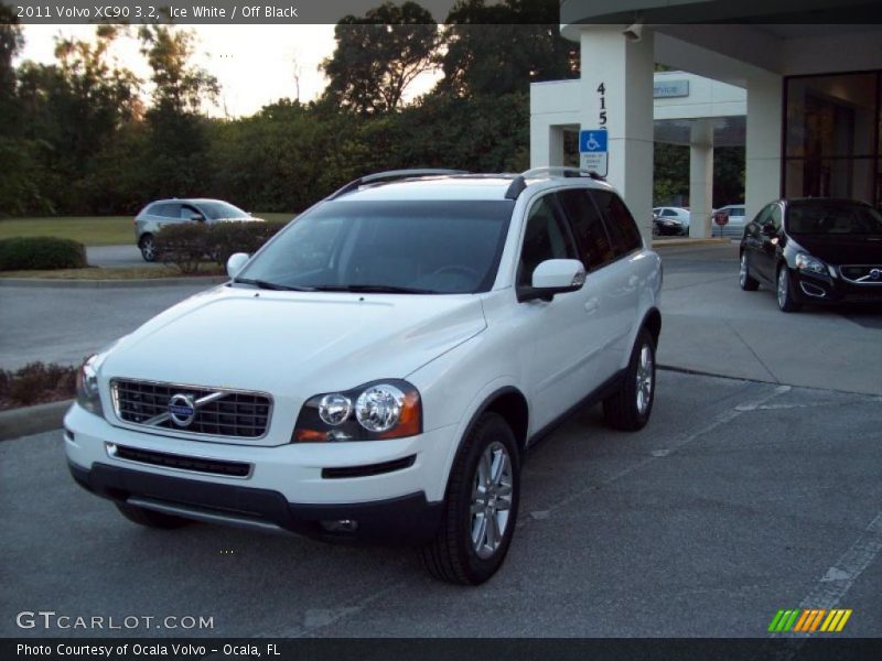 Ice White / Off Black 2011 Volvo XC90 3.2