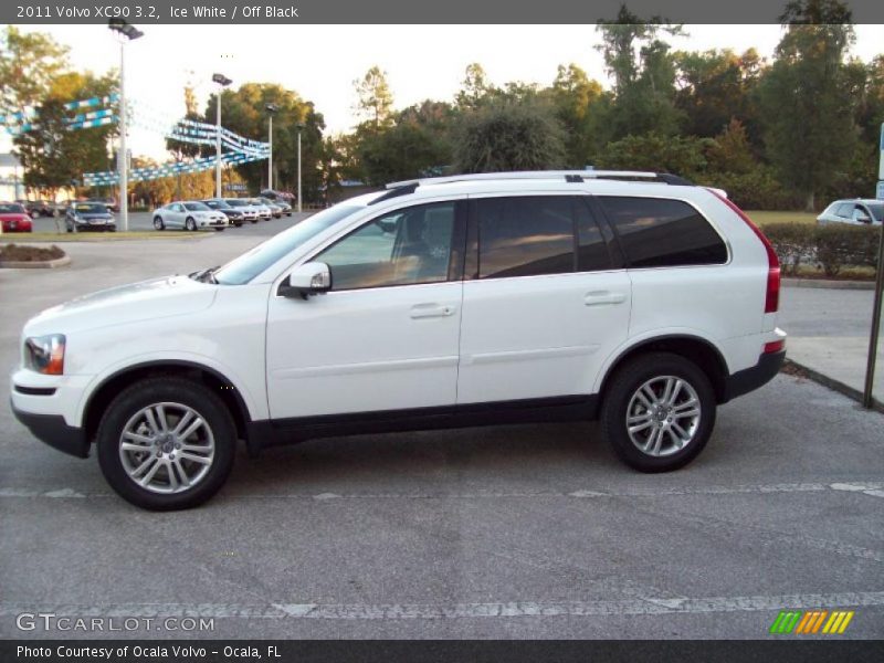 Ice White / Off Black 2011 Volvo XC90 3.2